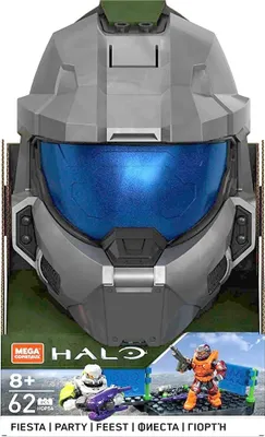 Produktbild von Mega Construx Halo Fiesta helmet blocks 62 pieces
