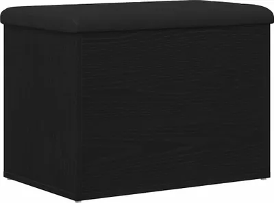 Image de Banc de rangement Chêne noir 62 x 42 x 45 cm Bois d'ingénierie