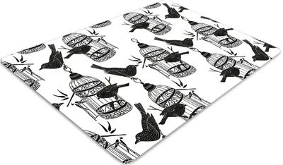 Produktbild von Stuhlunterlage Bürostuhlunterlage 120 cm x 90 cm Bodenmatte Bürostuhlunterlage - Vogelkäfige