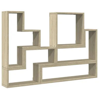 Image de vidaXL Étagère murale Chêne Sonoma 96x12x64 cm Bois composite