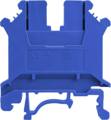 Produktbild von Reihenklemme 6mm2 Schraubklemme Blau VDE UL 5729
