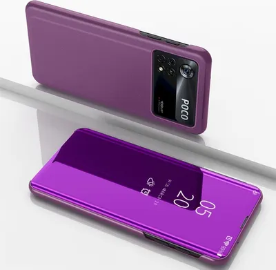 Produktbild von König Design Hülle kompatibel mit Xiaomi Poco X4 Pro 5G Kunststoff Full Cover Handyhülle - Case Violett