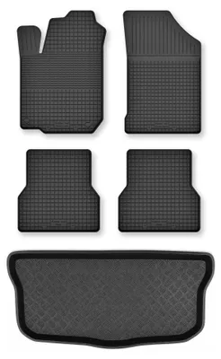 Obrázok produktu pre Vaničkové autokoberce + vaňa kufra pre: Toyota Aygo II 2014- hatchback 5 ks