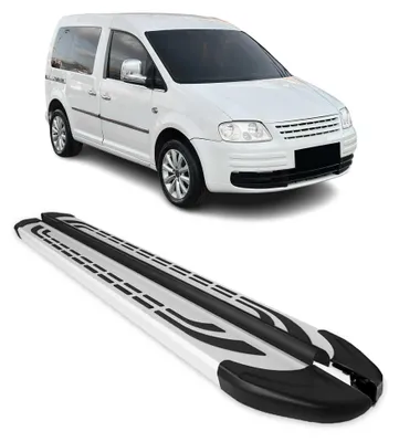 Image de Marchepieds latéraux Bas de caisse pour VW Caddy 2004-2015 L1 Gris court, Image générée par une IA