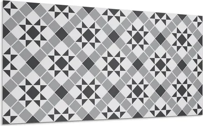 Produktbild von Geometrisches Muster Mit Sternen – Selbstklebende Fliesen – Wandverkleidung – Wandpaneel – PVC Fliesen – Vinylflisen – PCV Flisen – Selbstklebend – Wanddeko – 10 Stück 100 x 50 cm