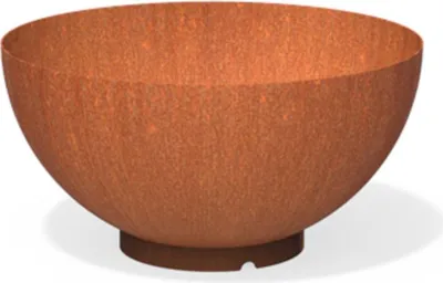 Produktbild von Adezz Bocca Pflanzschale rund aus Corten-Stahl Pflanzgefäß Blumentopf Pflanzkübel