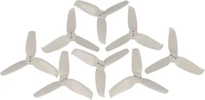 Produktbild von Gemfan 2540 2.5x4 3Loch Flash 3 Blatt Propeller Weiß 4xCW 4xCCW 2 Zoll