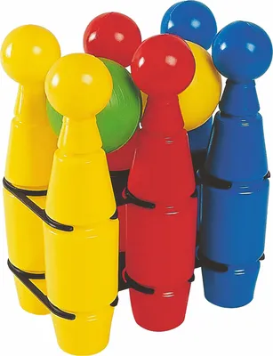 Produktbild von Androni Giocattoli Spielzeug Bowling-Set Kegelset mit 2 Bällen Kunststoff