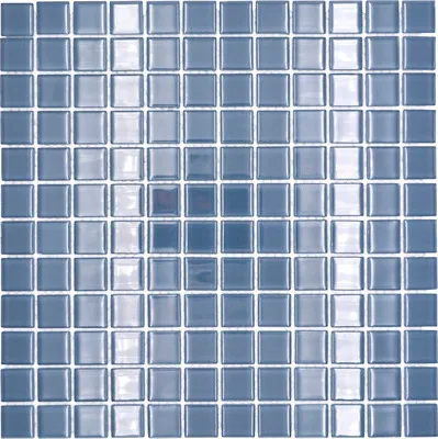 Produktbild von Glasmosaik CM4SE20 Crystal uni grau 30x30 cm