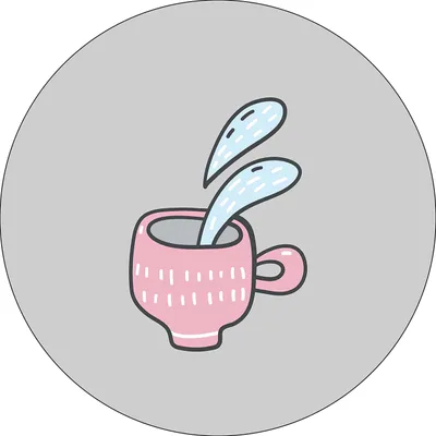 Runde Mauspad, rutschfest, 22 cm, für Büro und Zuhause