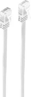 Obrázek produktu pro Patch kabel plochý kabel U/UTP cat. 6 slim bílý 1m