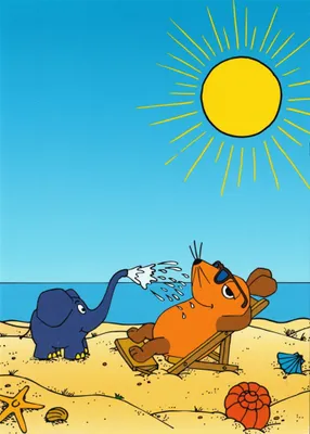 Produktbild von Postkarte "Sendung mit der Maus: Strand"
