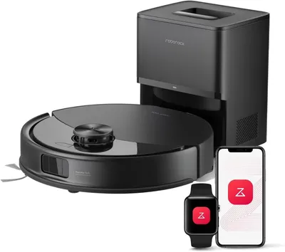 Produktbild von Roborock Q10 VF+, Beutellos, Schwarz, Staubbeutel, 0,5 l, Ladend, 65 dB