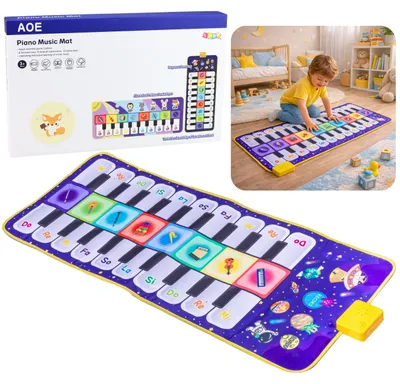 Obrázek produktu pro Hudební pedagogická taneční podložka Interaktivní prostor pro klavír 120 X 48 cm