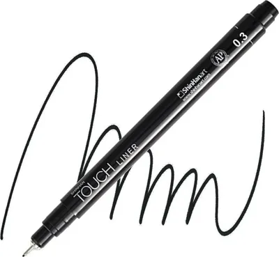 Produktbild von Technischer Fineliner, schwarz, 0,3 mm
