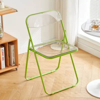 Immagine prodotto di Sedia pieghevole, sedia da pranzo, sedia per la zona pranzo, sedia da sala da pranzo, sedia da ristorante verde L45×L45×H78cm /009-YZ-Lv78/
