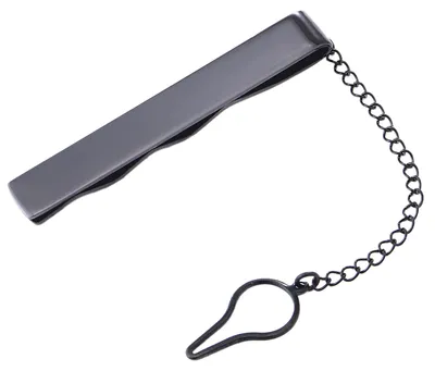 Produktbild von DonDon® Herren Krawattenklammer Krawattennadel – schwarz