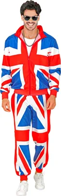 Produktbild von Party Trainingsanzug "Great Britain" für Erwachsene Größe: XL