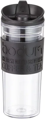 Immagine prodotto di Bodum thermo mug Tazza da viaggio nera trasparente 450 ml