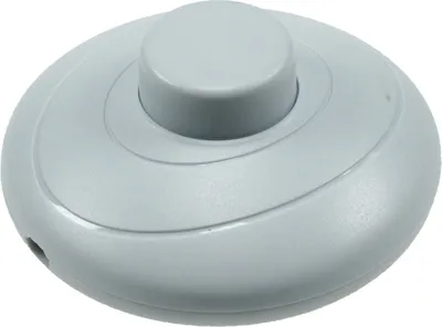 Produktbild von Fußschalter weiß 2A 250V Fussschalter Tretschalter Lichtschalter Lampenschalter