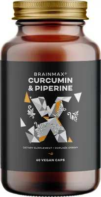 Image de BrainMax Curcumine et Pipérine, 60 capsules végétales