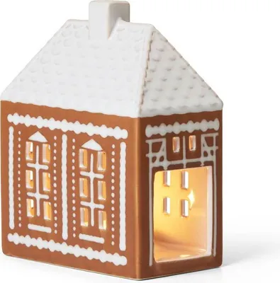 Obrázok produktu pre Kähler Gingerbread Light House stredne hnedý