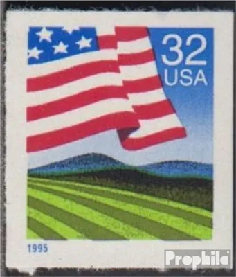 Produktbild von Briefmarken USA 1995 Mi 2548 (kompl.Ausg.) postfrisch Flagge
