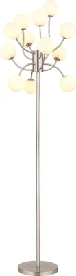 Produktbild von GLOBO Lighting Stehleuchte RIHA DH 62x200 cm grau Stehlampe