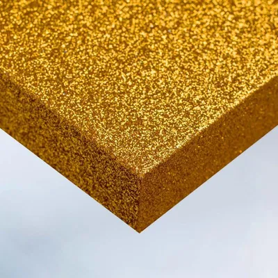 Image de DIMEXACT - Rouleau adhésif jaune pailleté - 122 cm x 1.5 m - en Rouleau