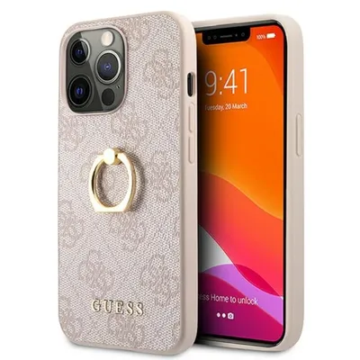 Produktbild von Guess 4G Ring Tasche - iPhone 13 Pro Max Tasche (rosa)