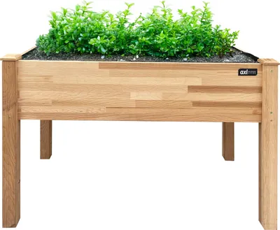 Image de Axi Jardinière Surélevée, Marron | Jardinière Bois De Pruche 100 % - 122 X 61 X 78 Cm - Format Pratique Pour Le Jardin / Balcon / Patio