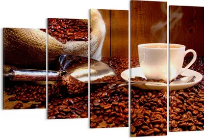 Produktbild von Bild auf Leinwand - Leinwandbild - Cup Samen Coffe - 150x100cm - Wand Bild - Wanddeko - Wandbilder - Leinwanddruck - Bilder - Kunstdruck - Wanddekoration - Leinwand bilder - Wandkunst - EG150x100-0158