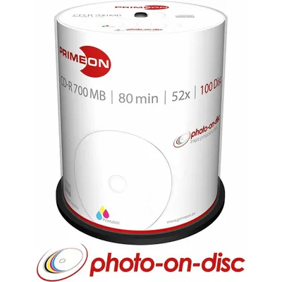 Produktbild von Primeon 2761106, CD-R, Tortenschachtel