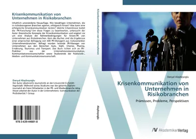 Produktbild von Krisenkommunikation von Unternehmen in Risikobranchen