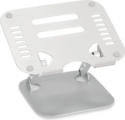 Obrázek produktu pro hjh OFFICE Podstavec pod notebook LAPTOP STAND Podstavec pod notebook, podstavec pod notebook na postel, pohovku z hliníku