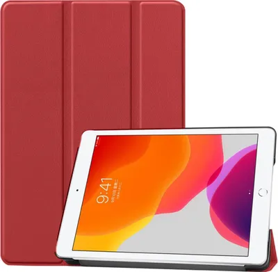 Produktbild von imoshion Trifold Klapphülle iPad 9 (2021) 10.2 Zoll / iPad 8 (2020) 10.2 Zoll / iPad 7 (2019) 10.2 Zoll - Rot