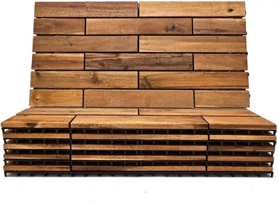 Obrázok produktu pre Terasová dlažba agátové drevo 6 kusov, 1.1 m², hnedá, 30 x 60 x 2.4 cm, pre záhradu