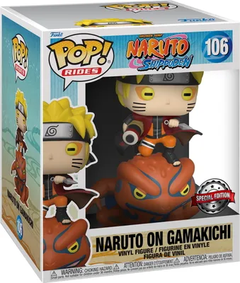 Produktbild von Naruto Shippuden - Naruto on Gamakichi 106 Special Edition - Funko Pop! - Vinyl Figur