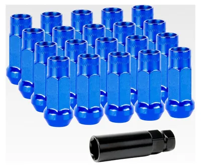 Produktbild von Radmuttern Stahl M12x1,5 | Blau