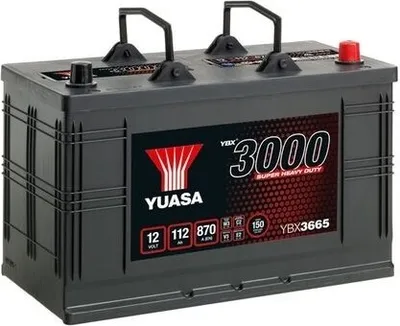 Produktbild von YUASA YBX3000 Starterbatterie 12V 112Ah 870A/EN für Auto LKW Batterie