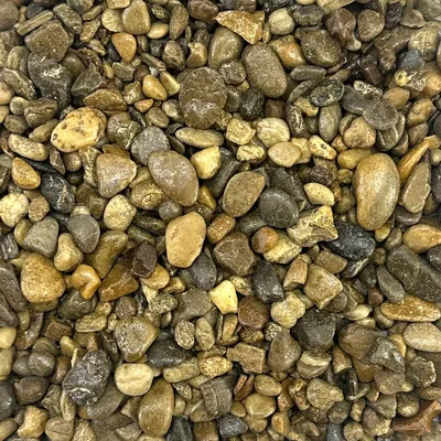 Produktbild von FLUSSKIESEL, Kieselsteine KLEIN gemischt 8-25mm. 1kg. GEMISCHT