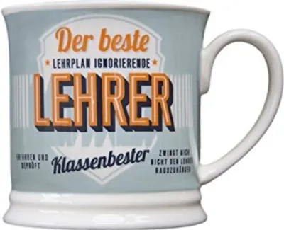 Produktbild von H & H 195000059 Becher, Porzellan, mehrfarbig, 12 x 8,7 x 8,7 cm