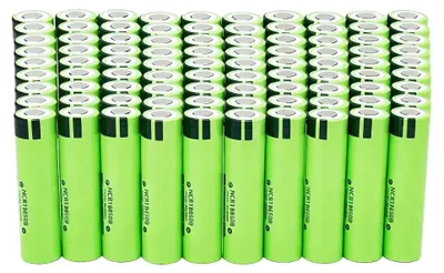 Image de Batterie lithium-ion 18650, 3400 mAh, haute performance, 34B-3400mah-90pcs