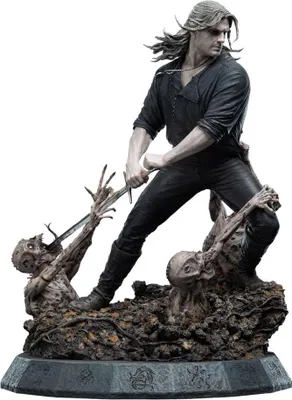 Produktbild von Weta Statue The Witcher (Season 2) Geralt der weiße Wolf. Maßstab 1:4 - 92 cm