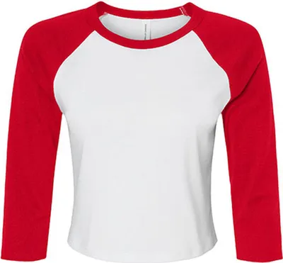 Produktbild von Bella Women´s Micro Rib 3/4 Raglan Baby Tee