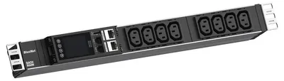Immagine prodotto di BACHMANN BN ESSENTIAL con contatore, 19", 8xC13, L=2,0 m, CEE7/7