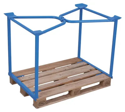 Produktbild von VARIOfit Palettenaufsatz Typ 65 aus Stahl 1200x800mm Maße, 800mm Höhe