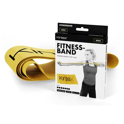 Produktbild von Kintex Fitnessband 2,5 m, Gold, Sehr stark