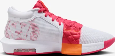 Zdjęcie produktu dla NIKE LEBRON WITNESS VIII White/Bright Mandarin/Aster Pink 45.5