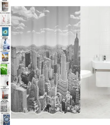 Obrázek produktu pro SANILO® Skyline New York sprchový závěs 180 x 200 cm